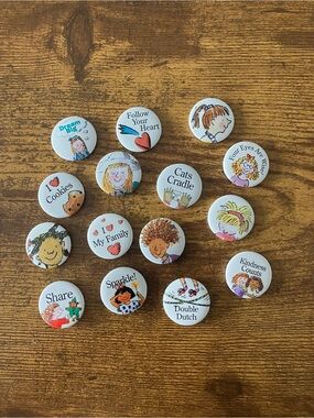 American Girl of Today Grin Pins